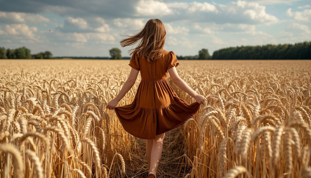 Она шла так легко и беззаботно.