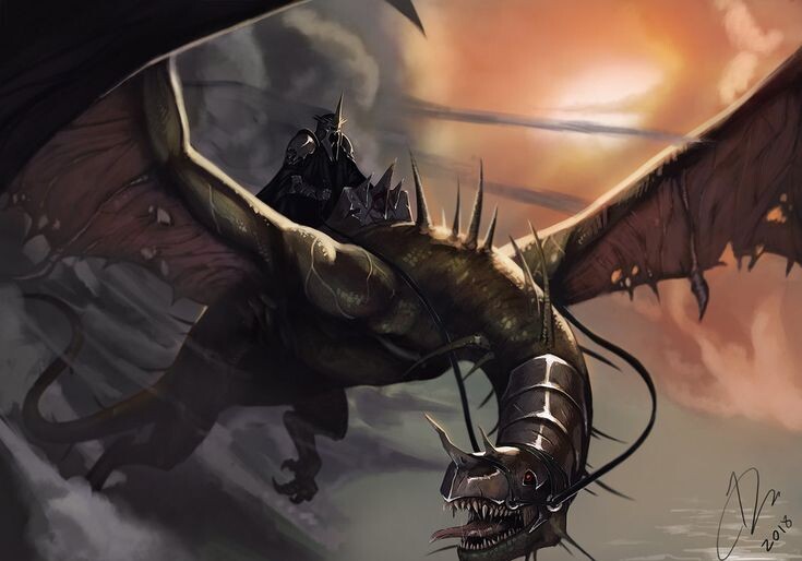 Назгулы летали на тварях, напоминая немецкие бомбардировщики