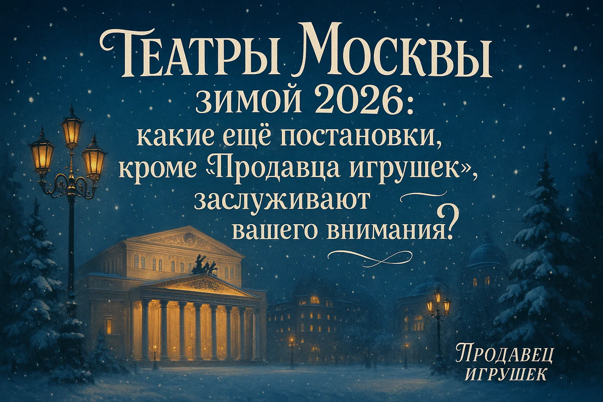 Продавец игрушек. Какие постановки посетить?