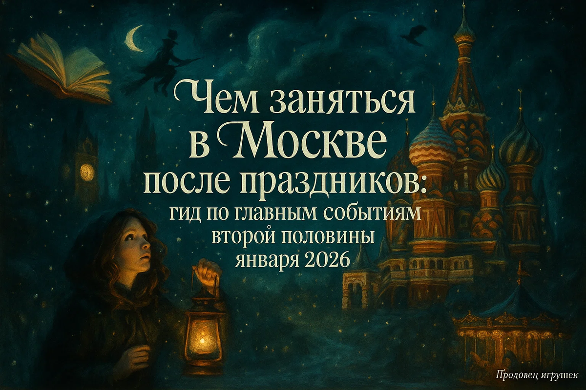 Куда сходить, чем заняться в Москве после новогодних праздников?