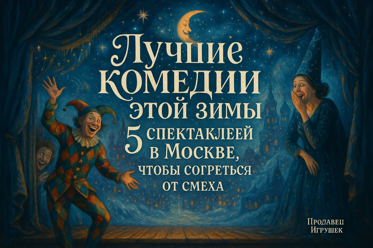 Топ лучших комедий этой зимы в Москве. Лучшие комедии и спектакли Москва 2025-2026.