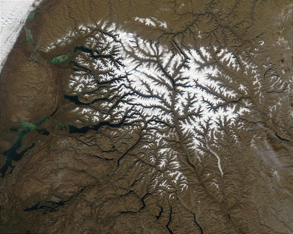 Спутниковый снимок NASA. Сентябрь 2003