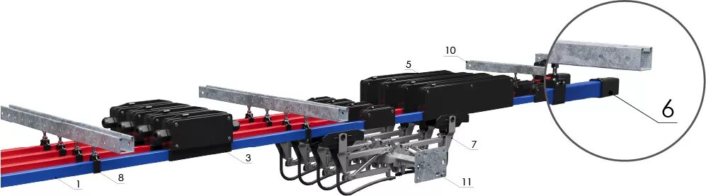 Монотроллейный шинопровод от производителя КАМА