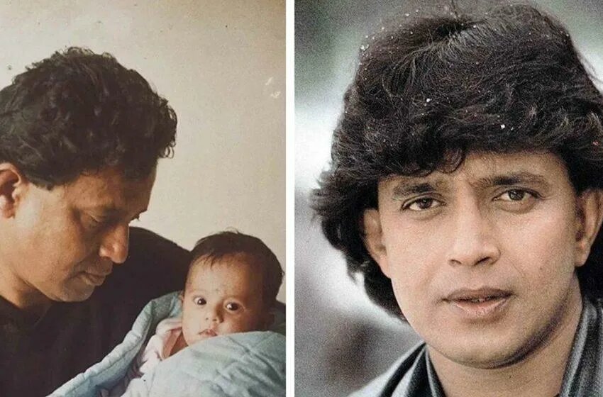 Митхун Чакраборти с крошкой Дишани