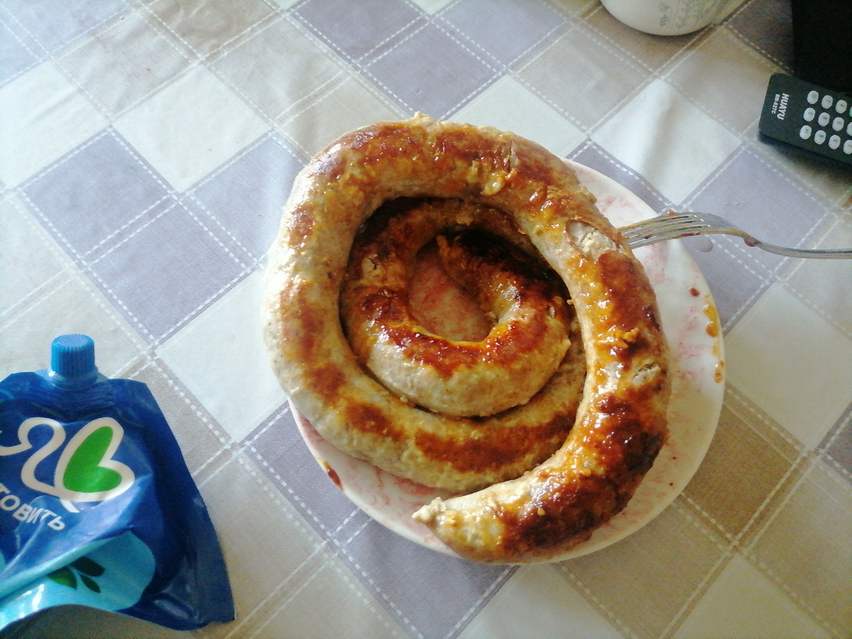 Колбаса "пальцем деланая" .