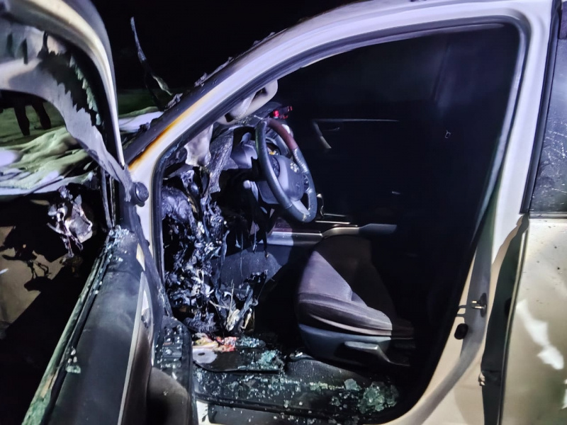    Машина взорвалась посреди ночи в Сортавалепаблик "38 пожарно-спасательная часть г. Сортавала"