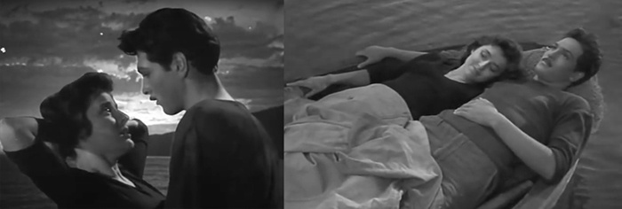 Нелли Корниенко и Юрий Васильев в фильме "Ловцы губок" (1960) 