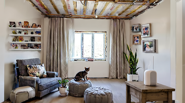 Как создать уютную атмосферу в загородном доме при помощи нейросети?