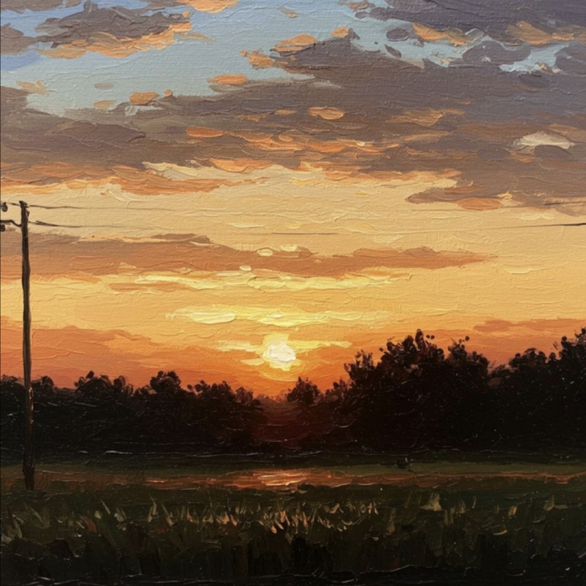 Этюд художника Беланова С.В.