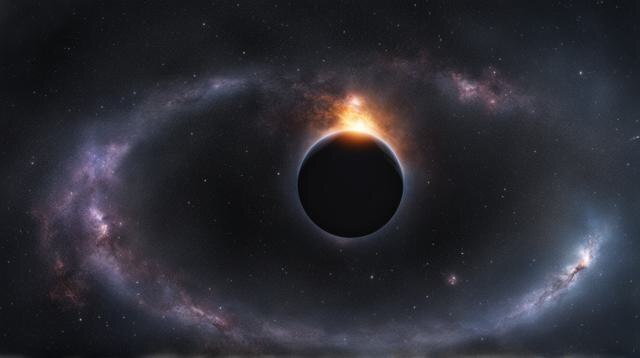 Черная дыра в космосе