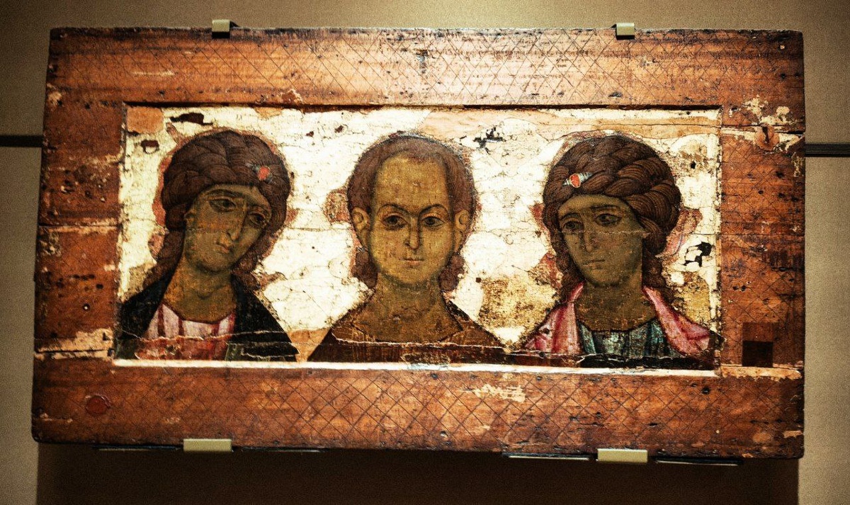 Спас Эммануил с архангелами. Конец XII века, Владимиро-Суздальская Русь. Из моих галерейных закромов