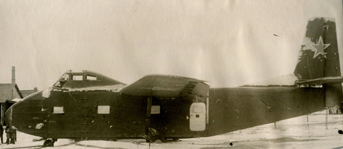 Грузовой планёр Як-14. Фото Фетисова Юрия Николаевича.