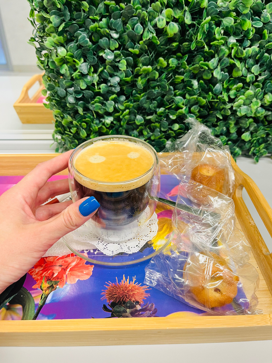 Фото автора: пью кофе в любимой стоматологии 