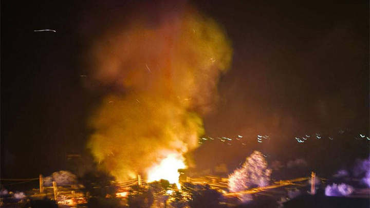    Удар по вражескому объекту в Краматорске // Скриншот страницы с ТГ-канала Олега Царёва