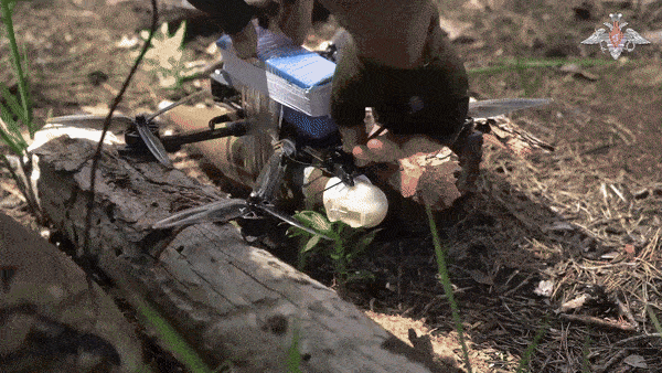    Дроноводы выжигают противника // Видео с официального ТГ-канала Минобороны