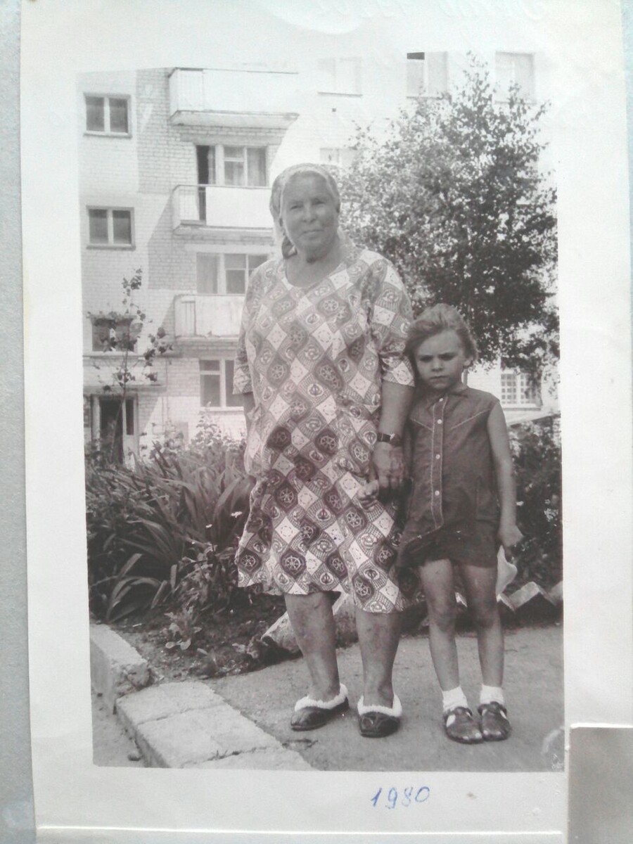 Мы с моей бабулечкой, Елизаветой Васильевной)