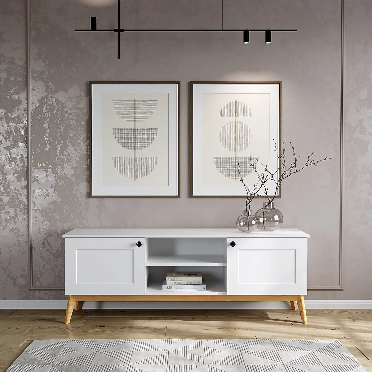 Лагом Мебель: Тумба под телевизор Адель - 030OZ