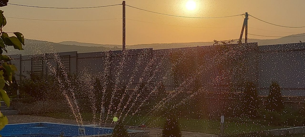 Восход солнца.