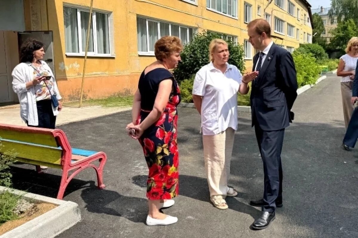    Алексей Говырин проверил, как идет ремонт в ковровском «Теремке»