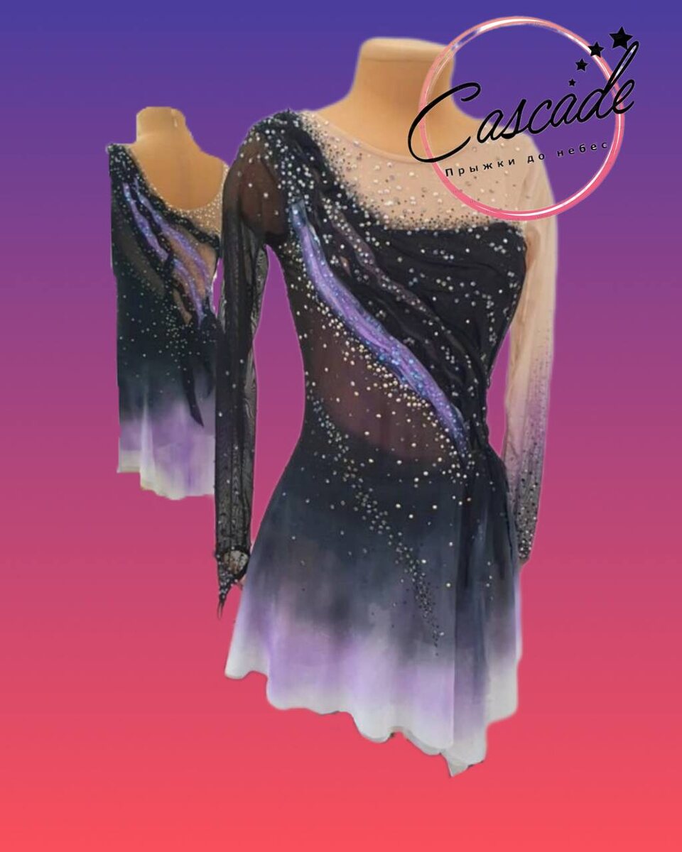 Аренда (прокат) платья для фигурного катания Антонина 