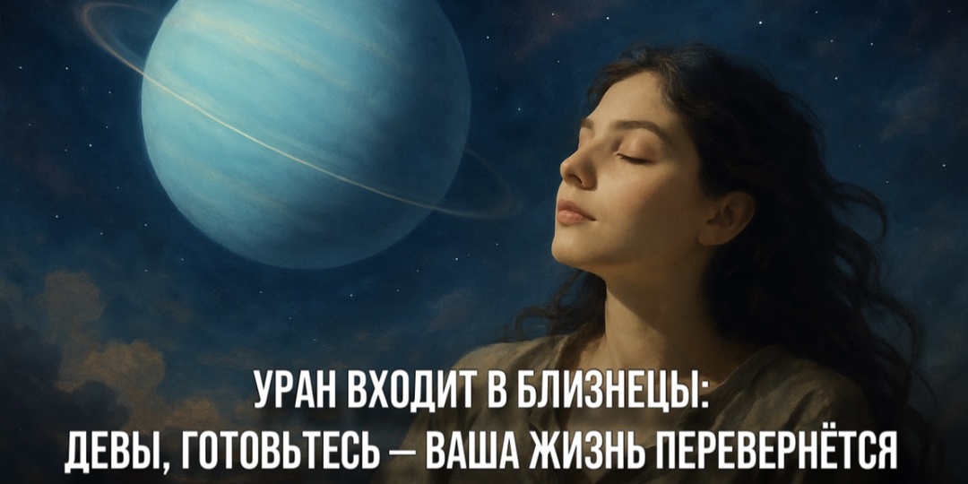 Уран входит в Близнецы: Девы, готовьтесь — ваша жизнь перевернётся