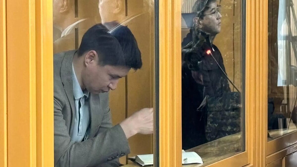 Байжанов и Бишимбаев на суде, архивное фото
© Sputnik / Молдир Бультекова