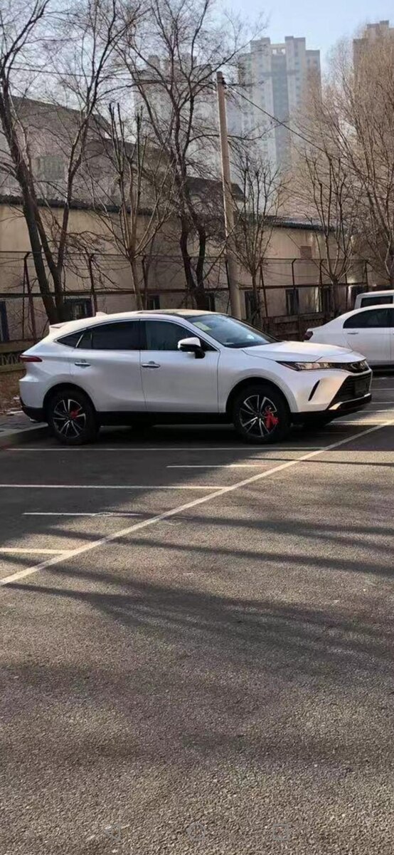 Фото 1. Вид с боку на Toyota Harrier.