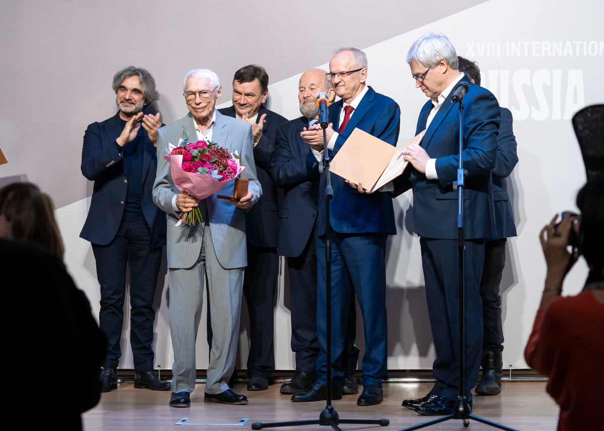 Вручение Медали имени Михаила Чехова. 07.11.2024. Фото Екатерины Струнилиной