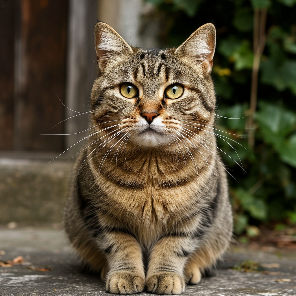 Так могла выглядеть та самая кошка Эббервилей. 
