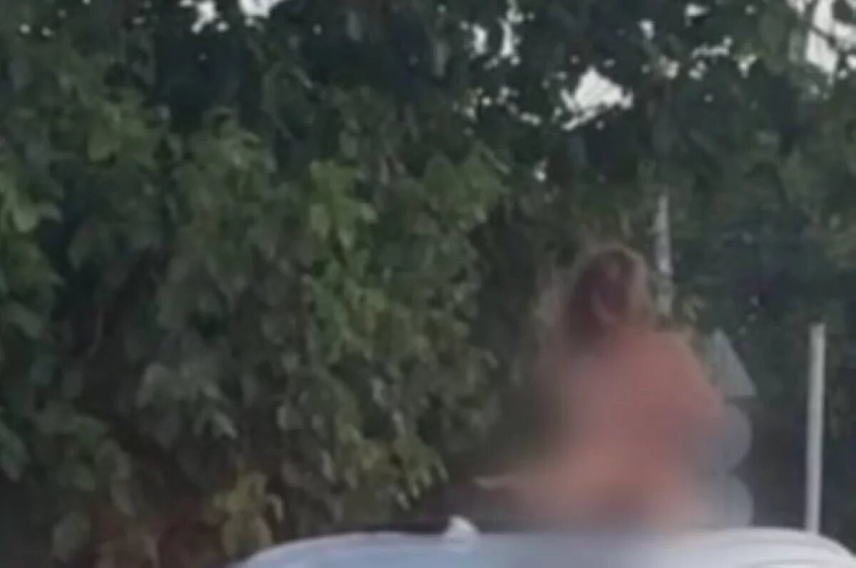    В селе Скалистое в Крыму голая женщина прокатилась на крыше авто