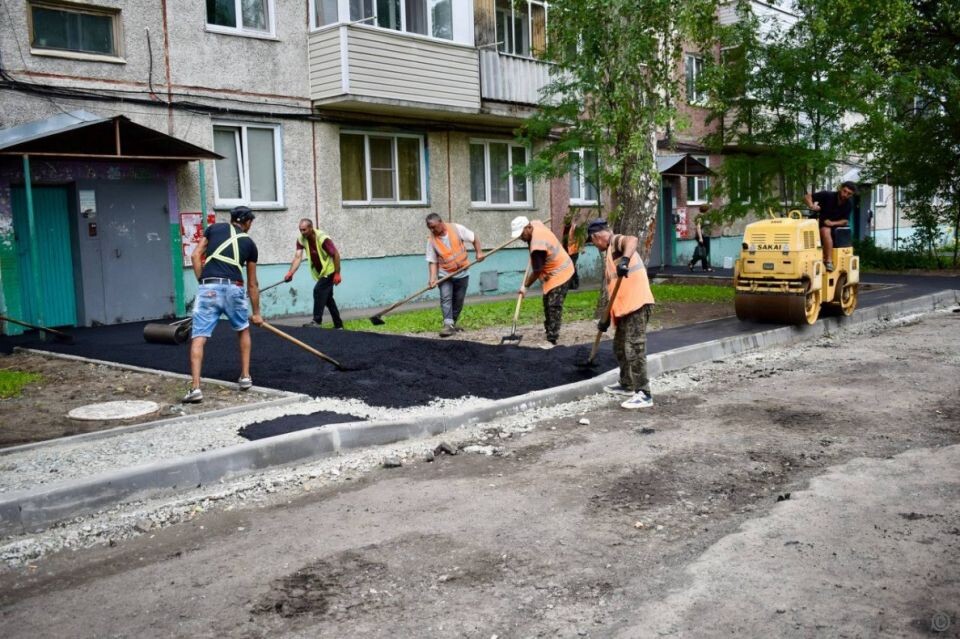    Благоустройство дворовых территорий в Барнауле. Источник: Предоставлено "Толку"