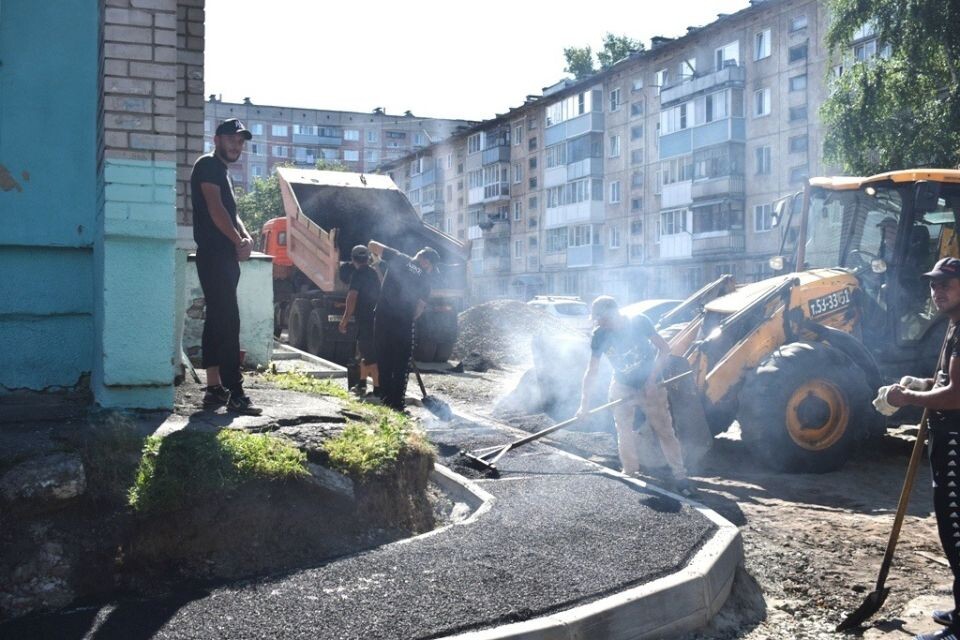    Благоустройство дворовых территорий в Барнауле. Источник: Предоставлено "Толку"