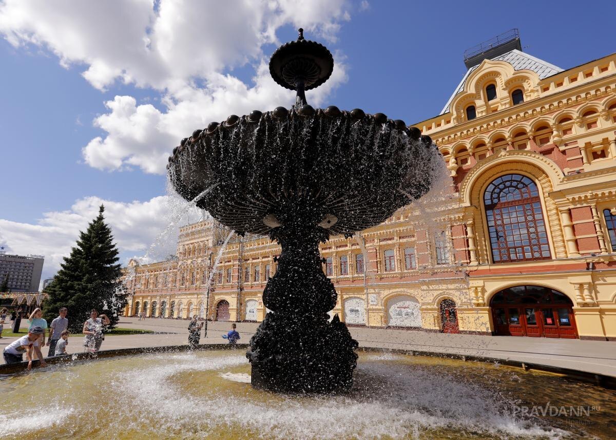    В прошлом году фонтаны на 2 августа также работали