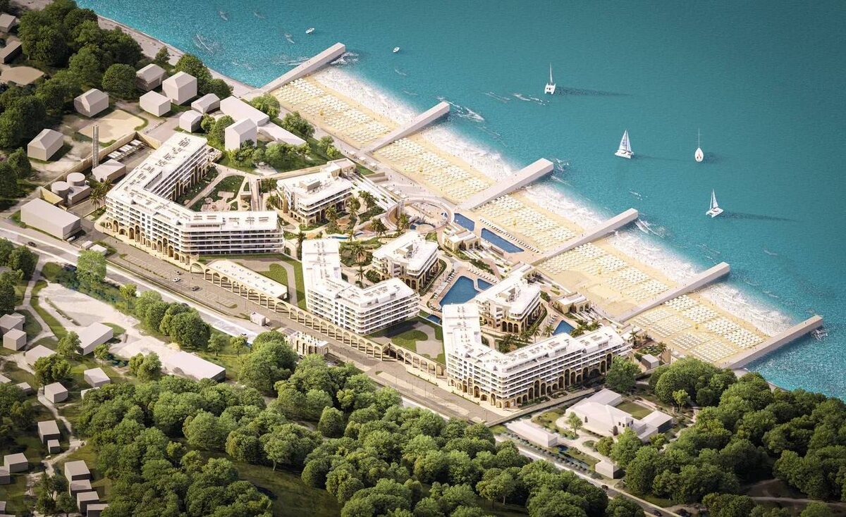 Отель 5* на берегу моря возле Туапсе