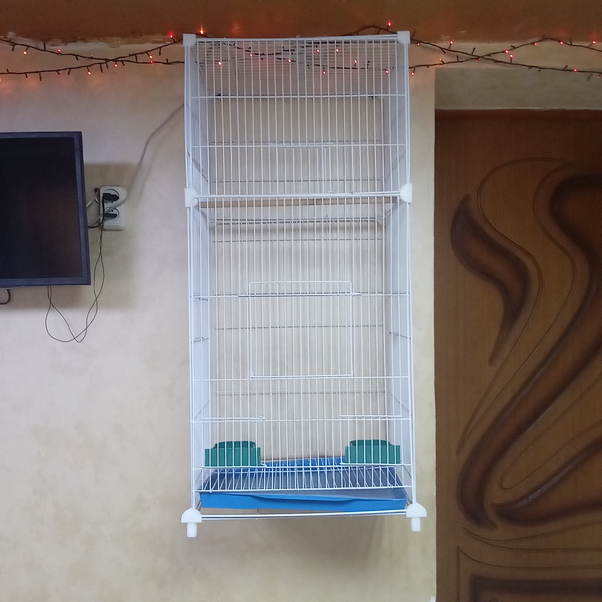 Клетка пентхаус для птиц. Заказано из Китая