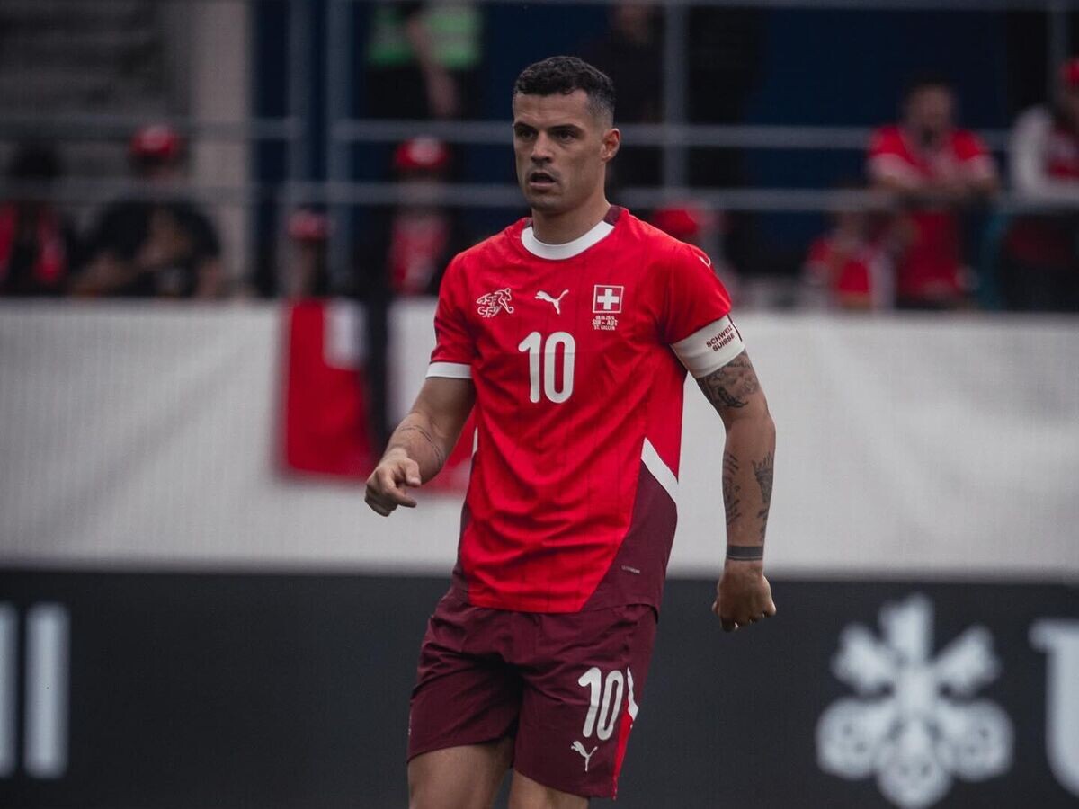    Гранит Джака© Фото : Социальные сети сборной Швейцарии по футболу