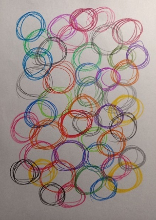 Рисуем круги. Работа автора