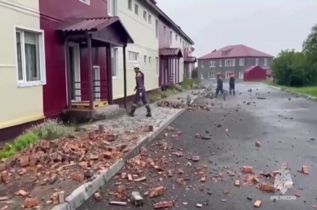    30 июля на Камчатке произошло мощное землетрясение. Фото: МЧС РФ