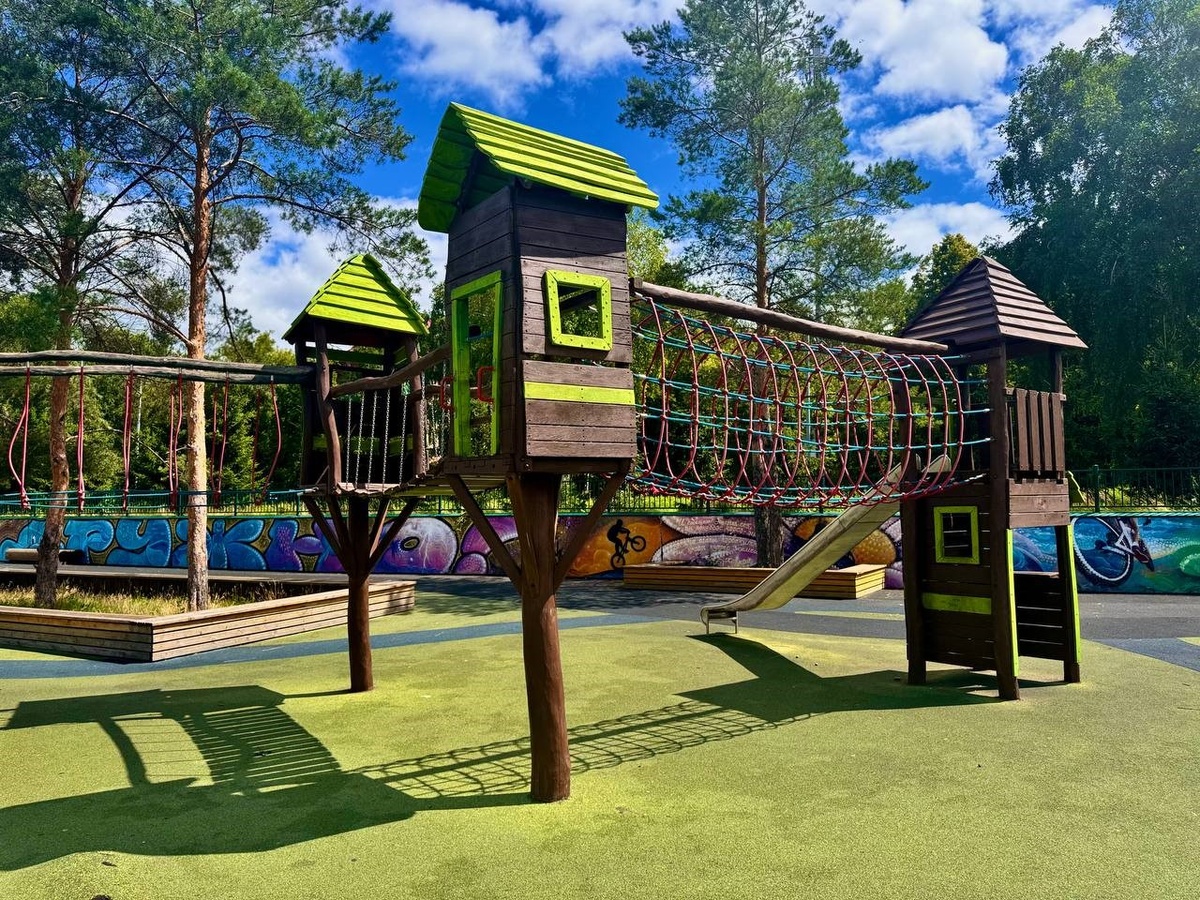 Парк в г.Альметьевск "Каскад Прудов", реализация Roman Group