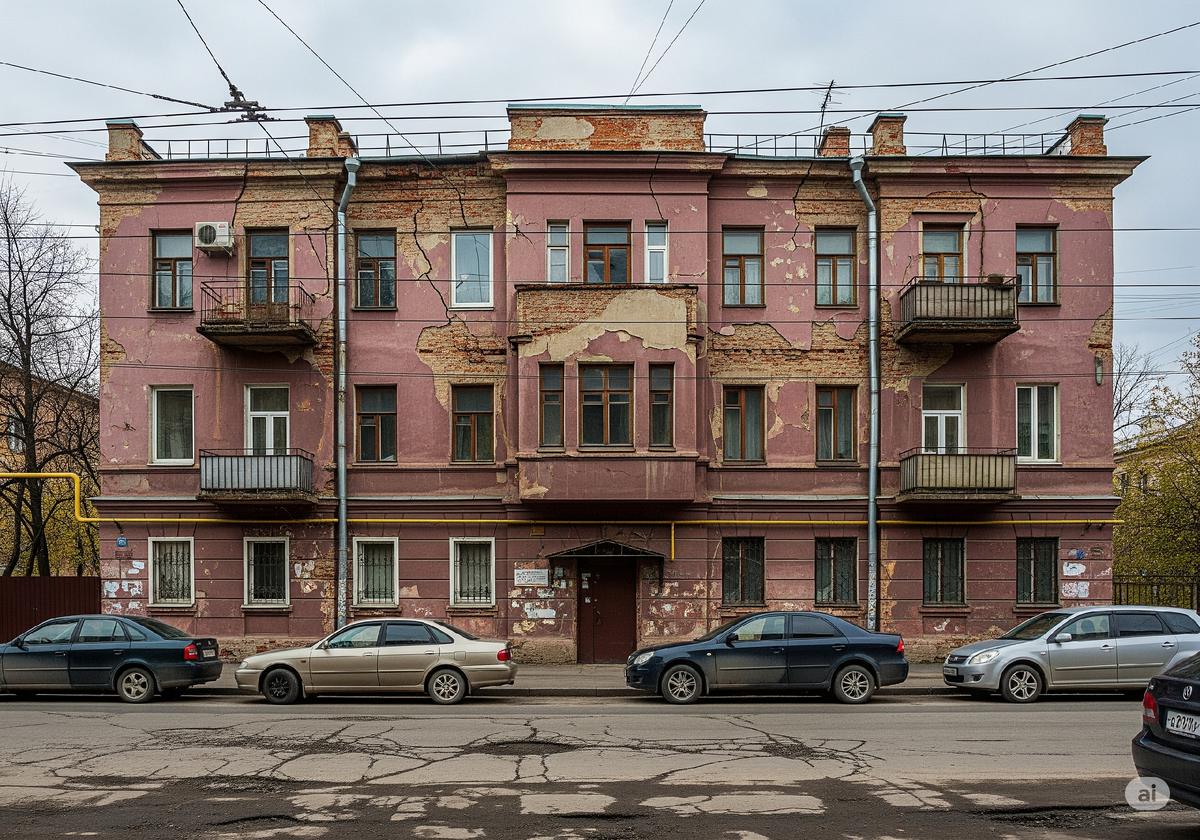 Примерно так выглядит дом после капремонта. Фото: нейросеть gemini.