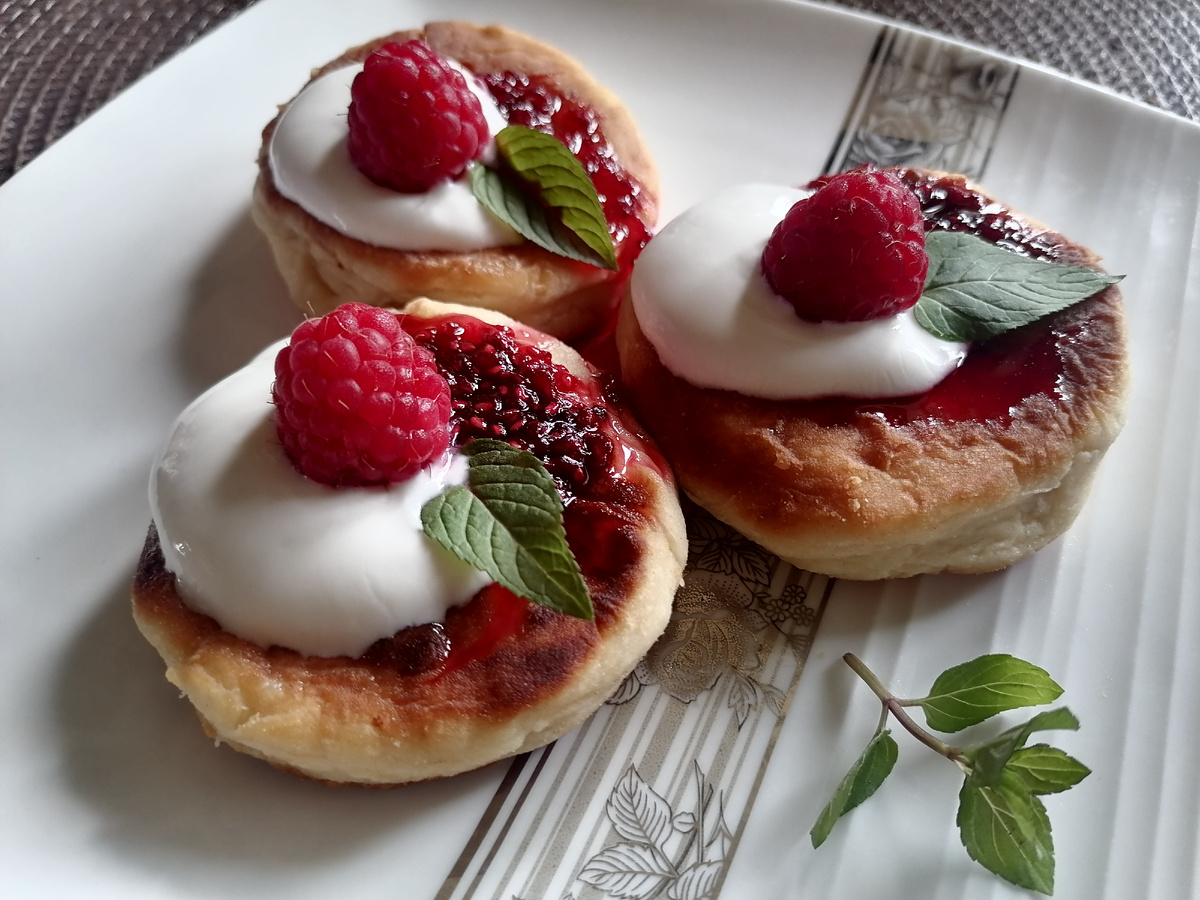 Сырники с бананом и рисовой мукой. Фото автора