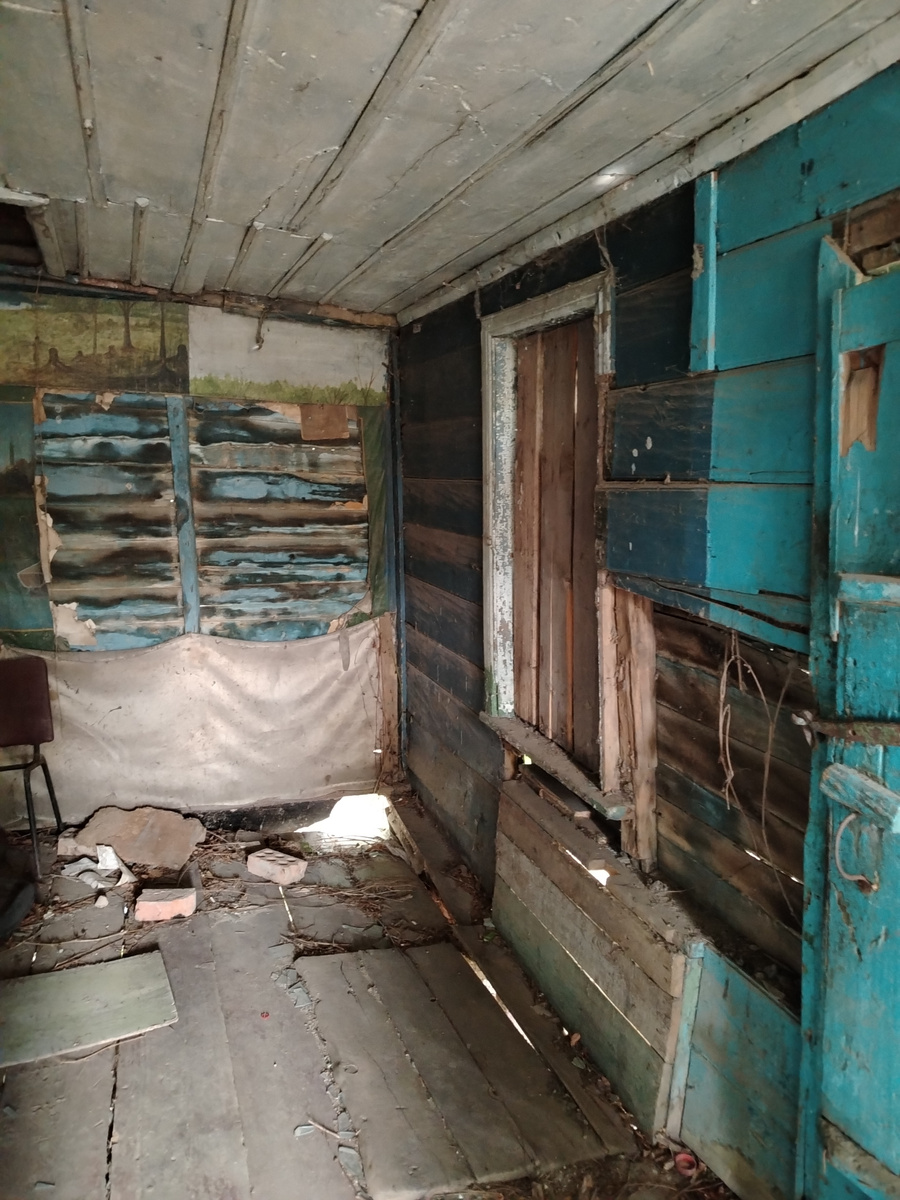 Внутри старого казачьего куреня