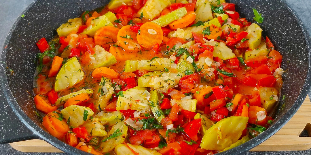 Овощное рагу - объедение. Как приготовить вкусно