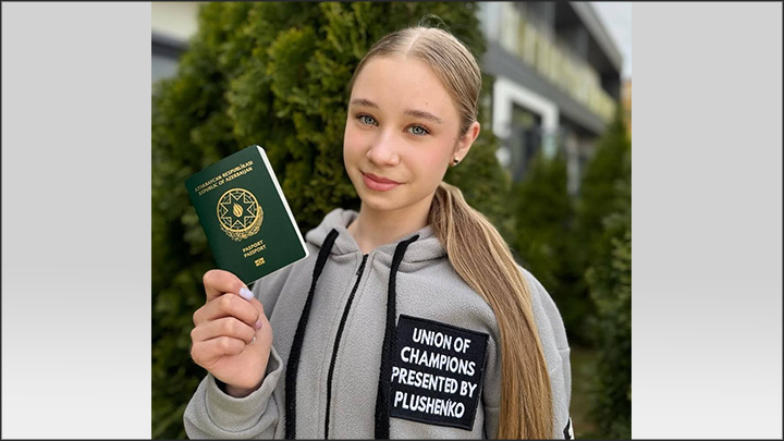    Вероника подтвердила в соцсетях получение нового гражданства. Фото: ТГ-канал Team Zhilina Official
