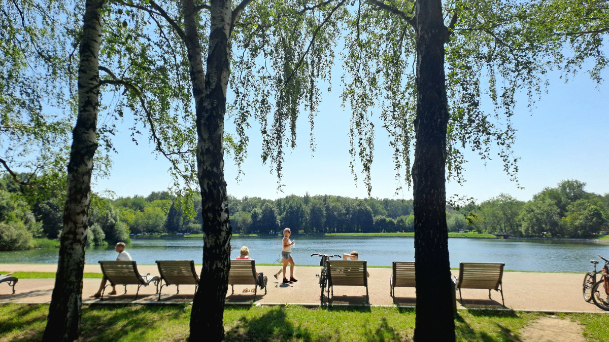 Озеро в Кусково