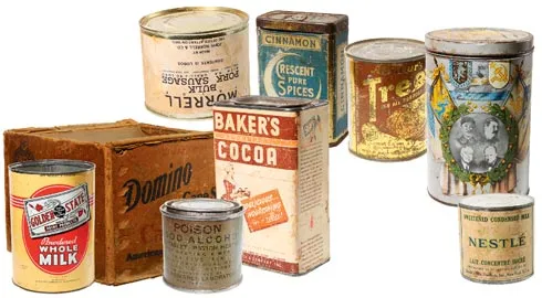 Образцы продуктов по ленд-лизу. 