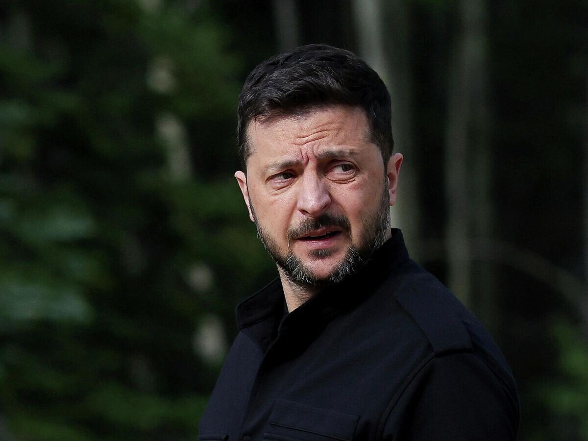    Владимир Зеленский на саммите "Большой семерки" (G7) © AP Photo / Suzanne Plunkett