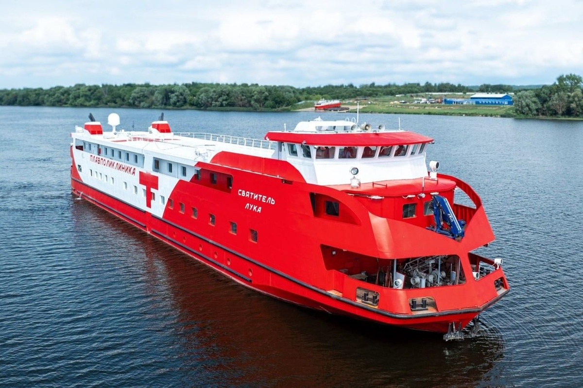    Первый российский медицинский теплоход нового поколения «Святитель Лука» прибудет в Югру осенью