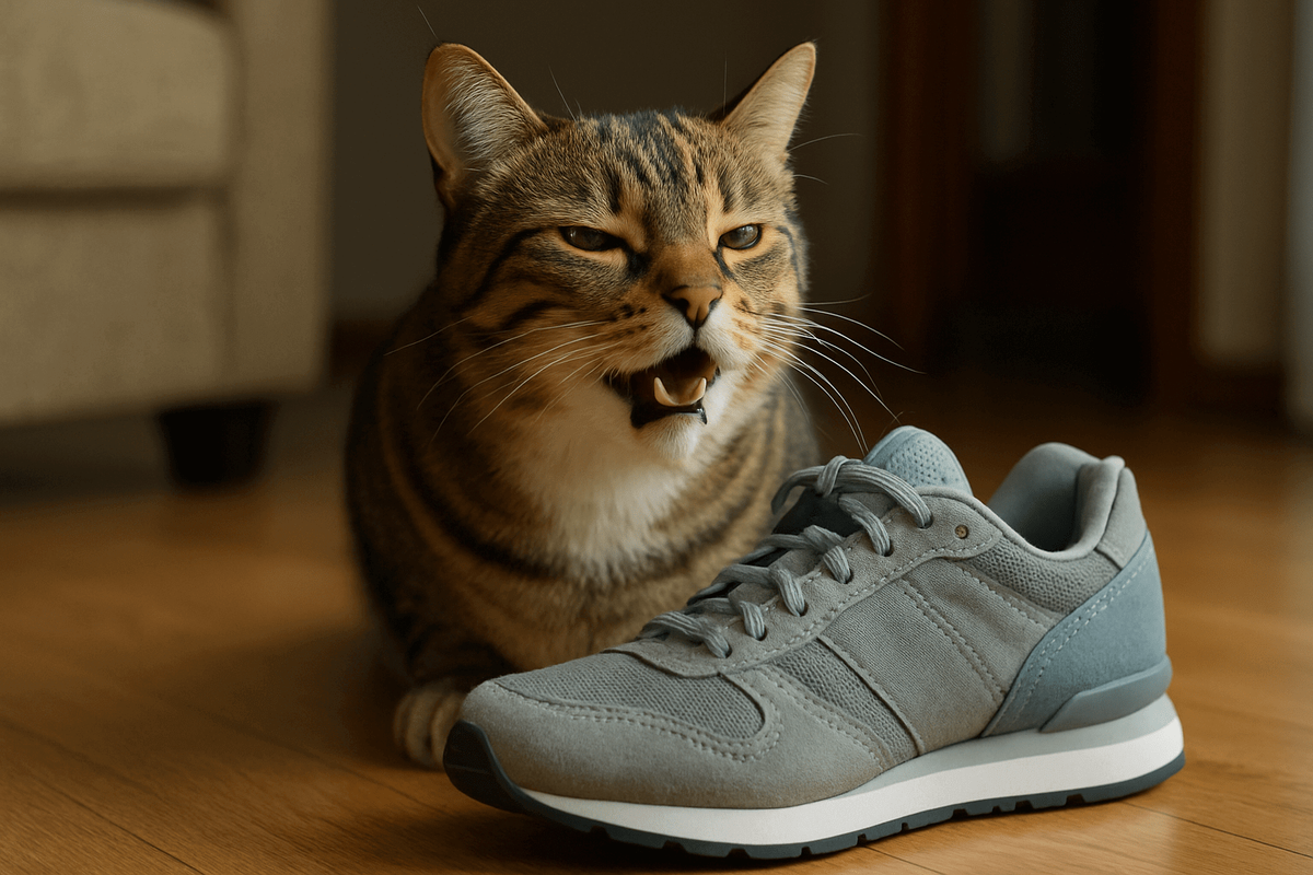    Кошки открывают рот после нюхания, чтобы активировать орган Якобсона. Так они анализируют феромоны, запахи человека и молекулы с поверхностей.