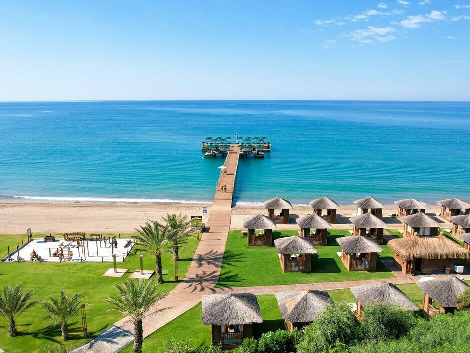 Пляж отеля Rixos Premium Belek, фото travelata.ru